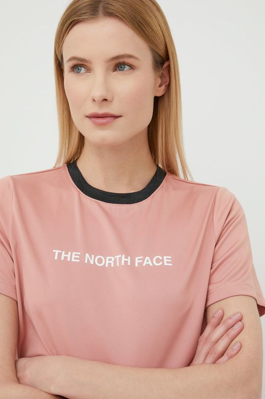 růžová Sportovní tričko The North Face Mountain Athletics
