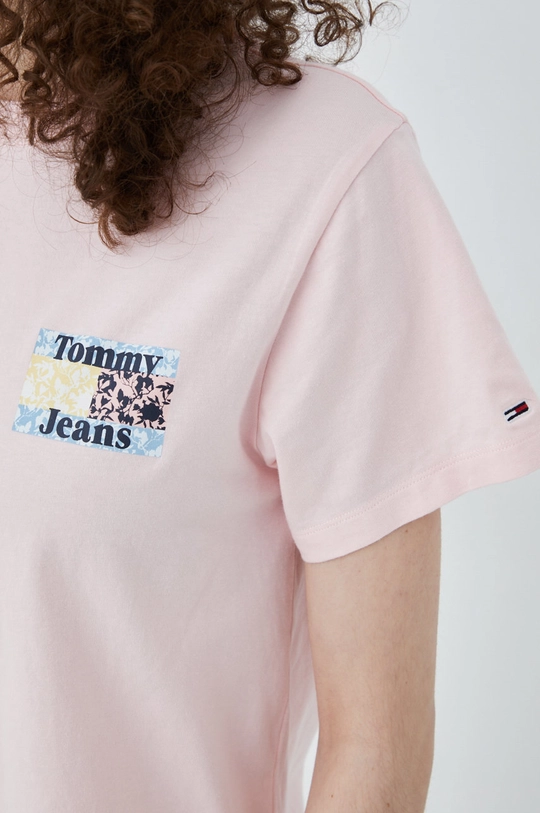 Βαμβακερό μπλουζάκι Tommy Jeans Γυναικεία