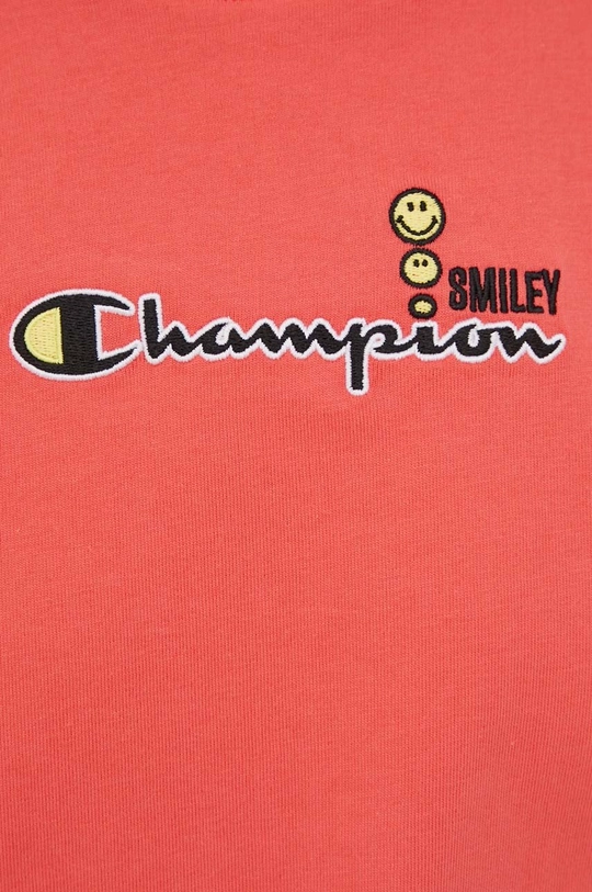 Champion t-shirt bawełniany CHAMPION X SMILEY 115936