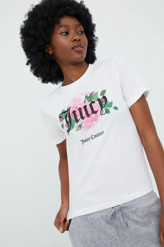λευκό Μπλουζάκι Juicy Couture Γυναικεία
