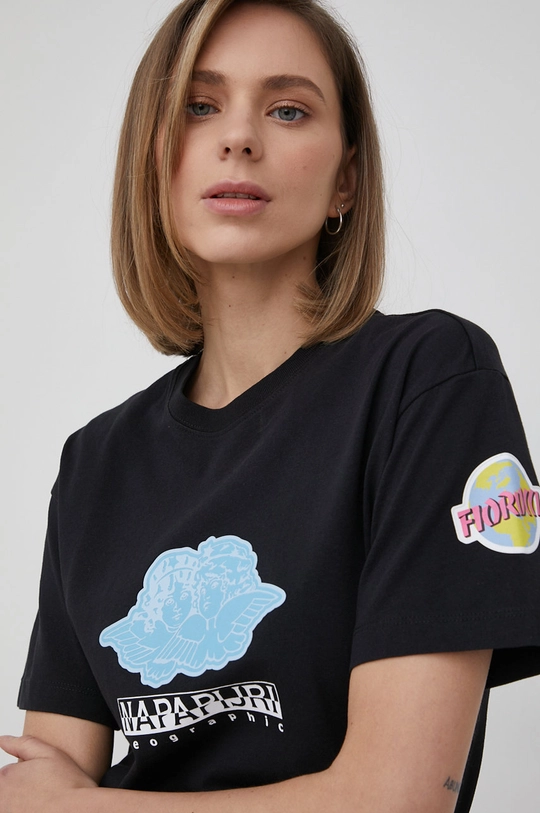 Napapijri t-shirt bawełniany Napapijri X Fiorucci Damski