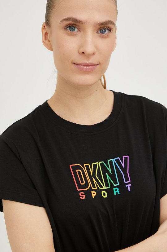 czarny Dkny t-shirt DP2T8782