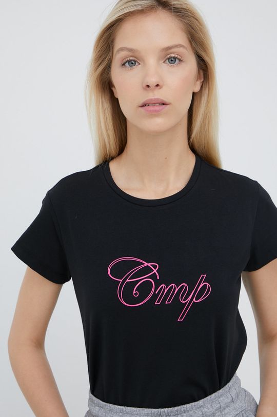 czarny CMP t-shirt Damski