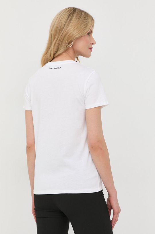 Karl Lagerfeld t-shirt bawełniany 221W1702 100 % Bawełna organiczna
