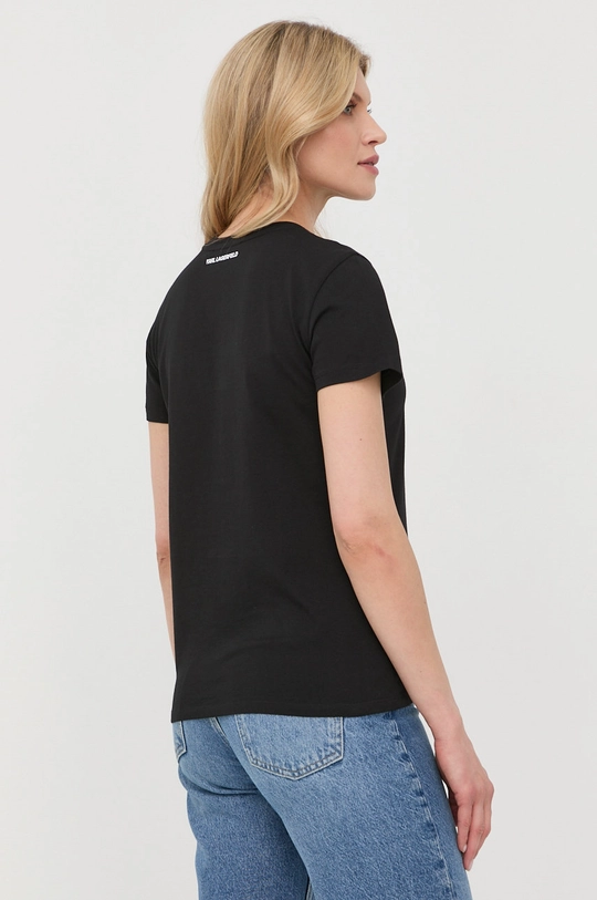 Karl Lagerfeld t-shirt bawełniany 221W1703 100 % Bawełna organiczna