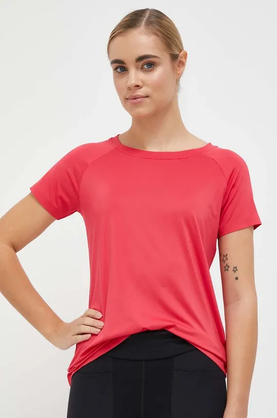 różowy Rossignol t-shirt sportowy Damski