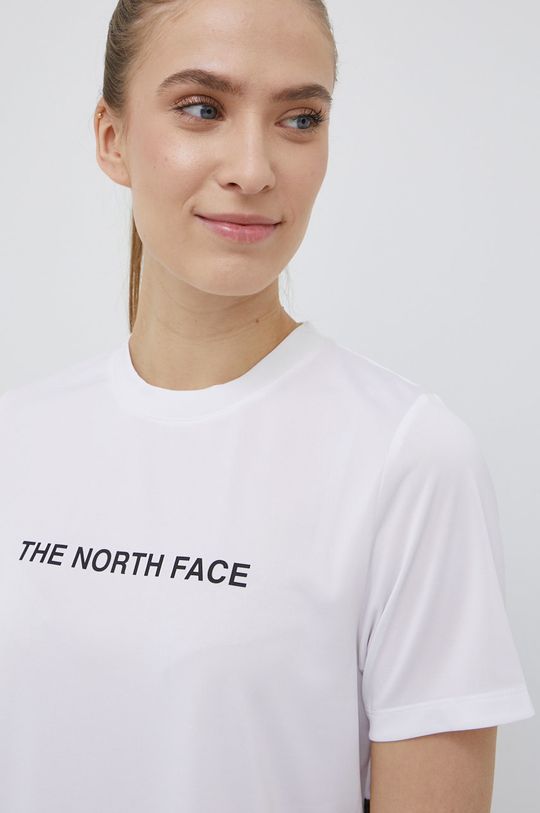 biały The North Face t-shirt
