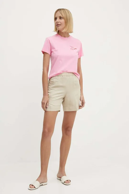 MC2 Saint Barth t-shirt in cotone rosa