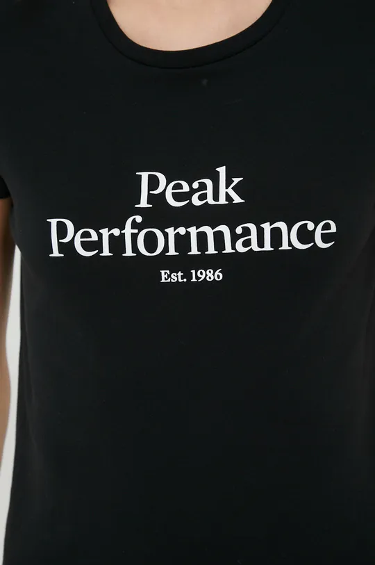 Βαμβακερό μπλουζάκι Peak Performance Γυναικεία