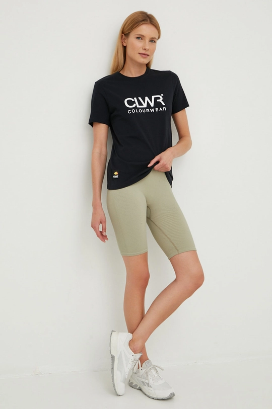 Colourwear t-shirt bawełniany czarny