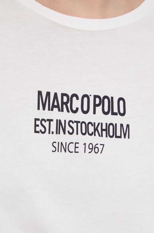 betrayal Duke social Marc O'Polo tricou din bumbac culoarea bej | ANSWEAR.ro