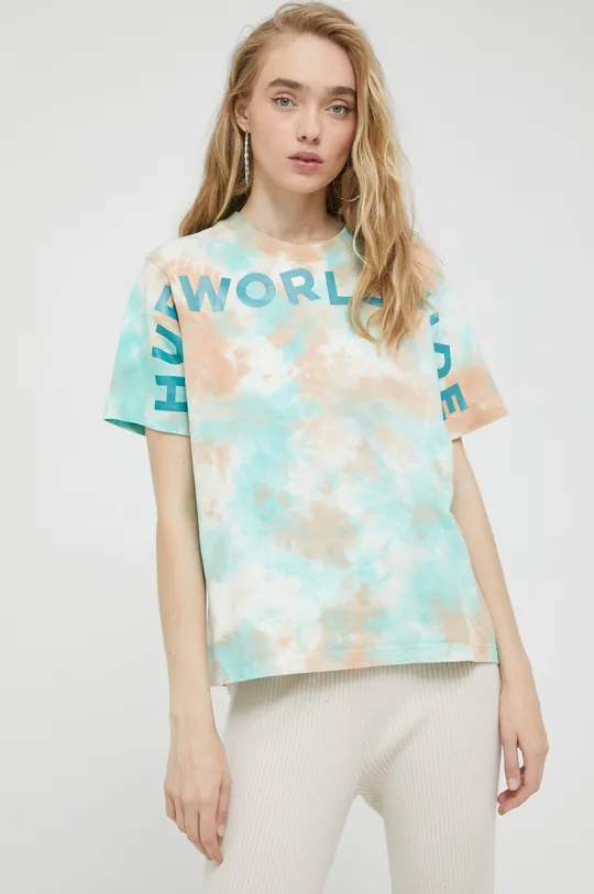 πολύχρωμο Βαμβακερό μπλουζάκι HUF Γυναικεία