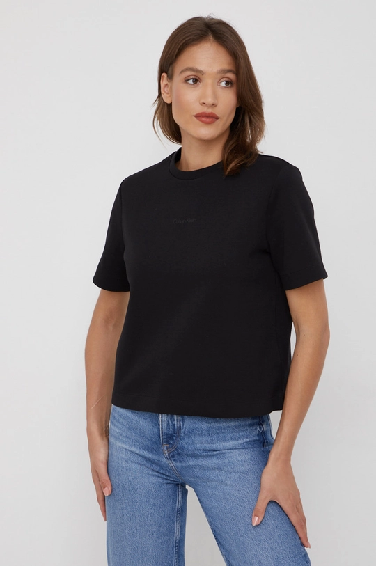 czarny Calvin Klein t-shirt