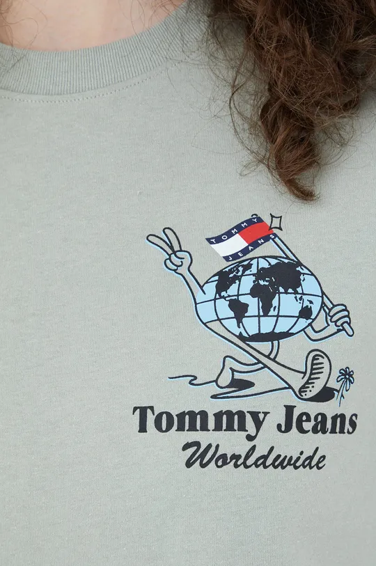Bombažen t-shirt Tommy Jeans Ženski