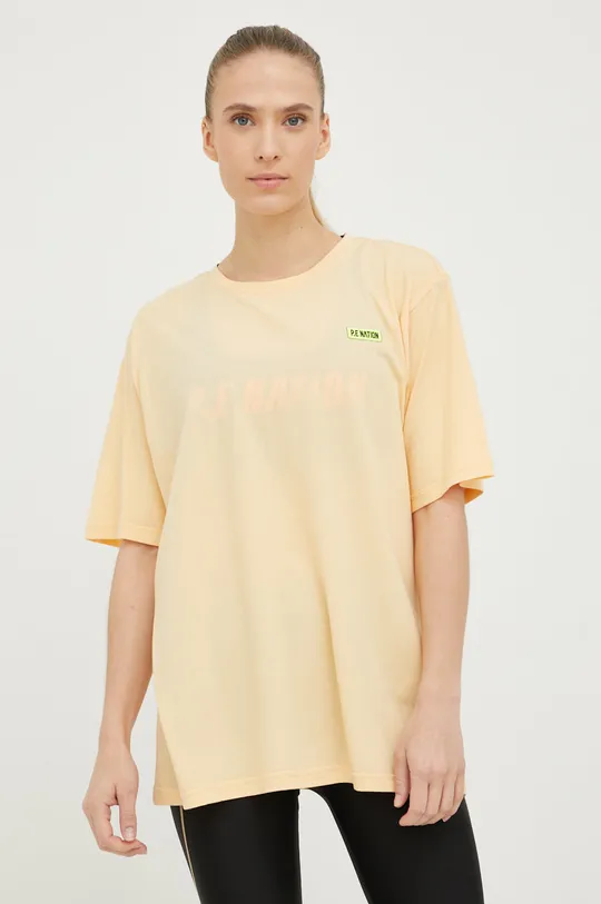 P.E Nation t-shirt bawełniany 100 % Bawełna organiczna