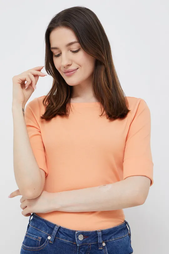 πορτοκαλί Μπλουζάκι Lauren Ralph Lauren Γυναικεία