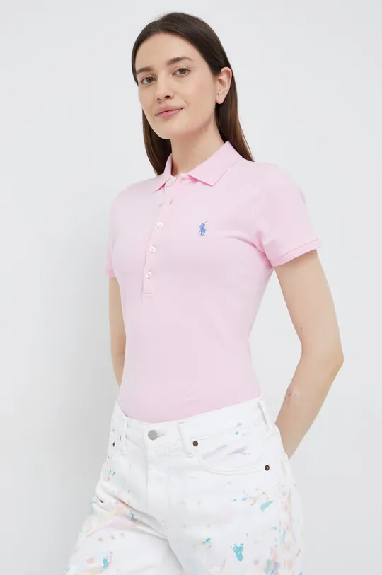 ružová Polo tričko Polo Ralph Lauren Dámsky