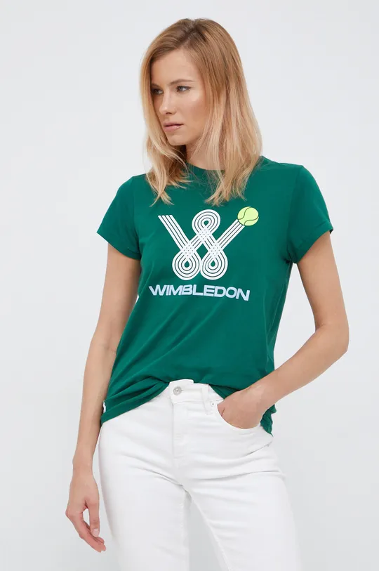 zelená Bavlnené tričko Polo Ralph Lauren