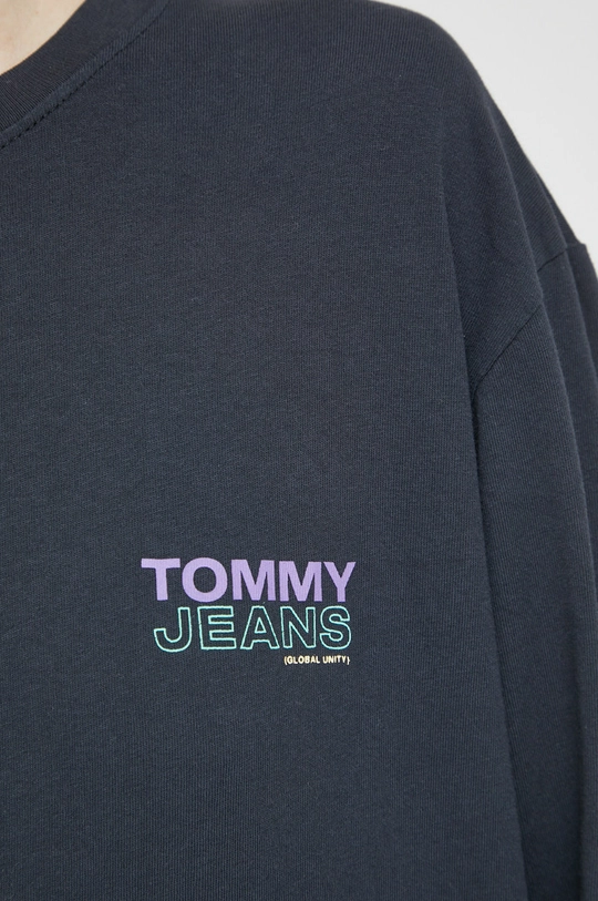 Βαμβακερή μπλούζα με μακριά μανίκια Tommy Jeans Γυναικεία