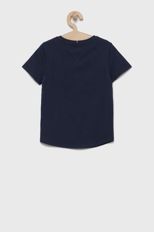 Tommy Hilfiger Tricou de bumbac pentru copii bleumarin