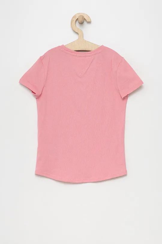Dječja pamučna majica kratkih rukava Tommy Hilfiger roza