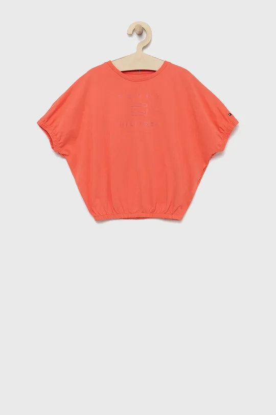 oranžová Detské tričko Tommy Hilfiger Dievčenský
