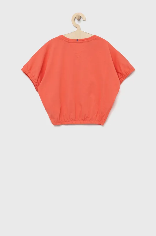 Παιδικό μπλουζάκι Tommy Hilfiger πορτοκαλί