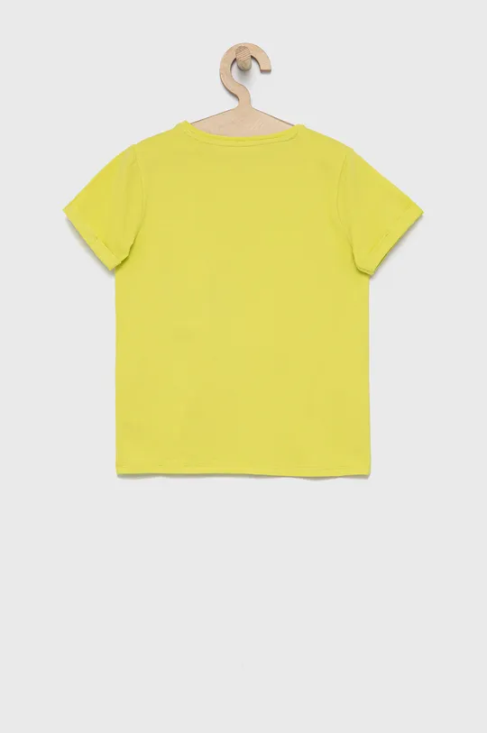 Dětské tričko Guess žlutě zelená