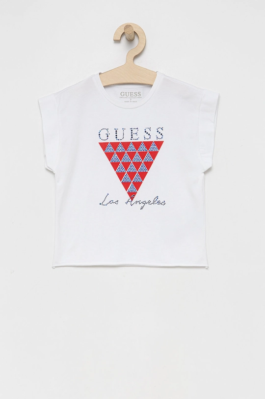 Дитяча футболка Guess білий