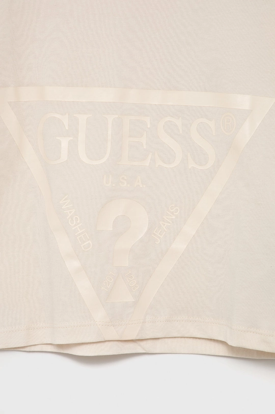 Guess T-shirt bawełniany dziecięcy 100 % Bawełna