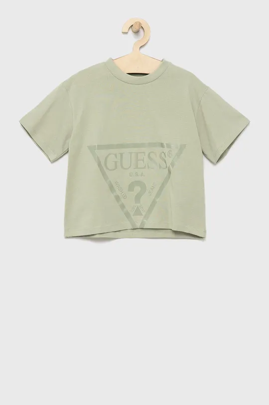 πράσινο Guess - Παιδικό βαμβακερό μπλουζάκι Για κορίτσια