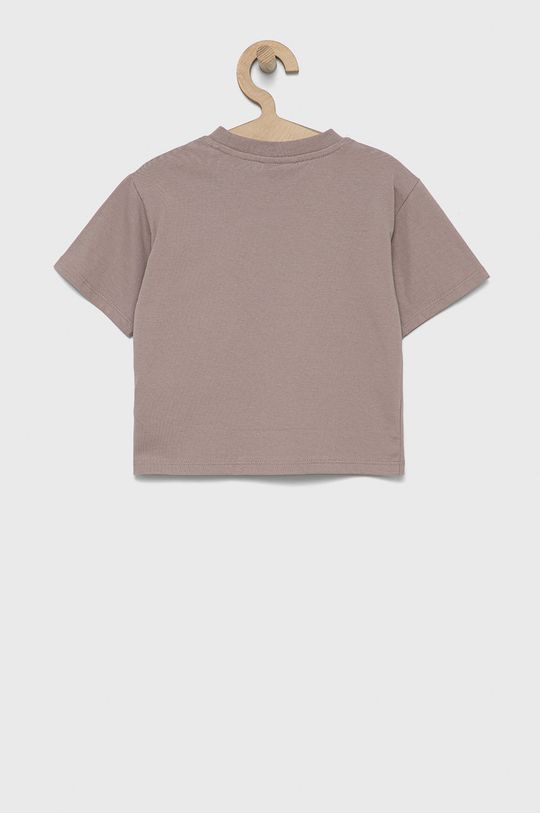 Detské bavlnené tričko Guess fialová