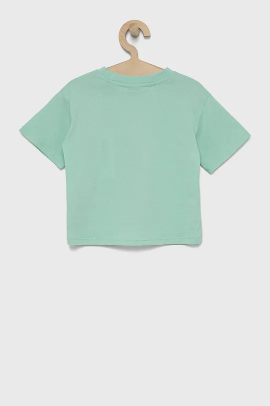 Detské bavlnené tričko Guess zelená