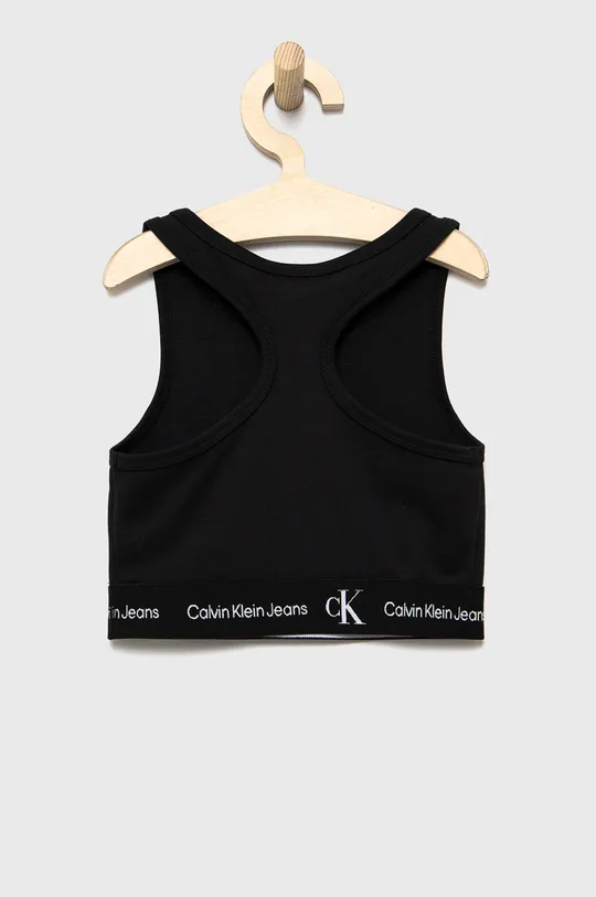 Calvin Klein Jeans top dziecięcy IG0IG01355.PPYY czarny
