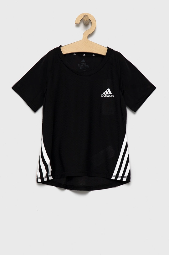 czarny adidas Performance T-shirt dziecięcy HD4347 Dziewczęcy