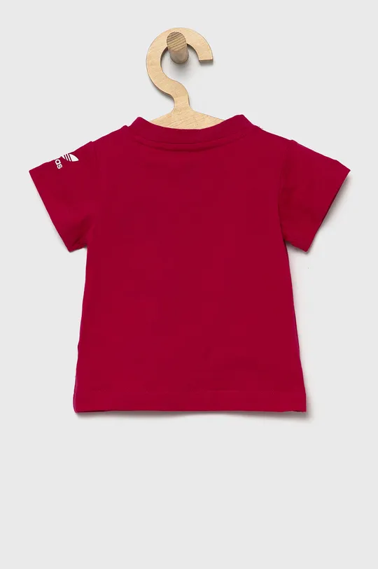 adidas Originals - T-shirt bawełniany dziecięcy HE6845 różowy