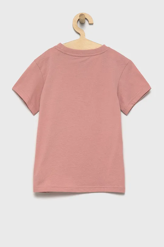 Дитяча бавовняна футболка adidas Originals HG1434 рожевий