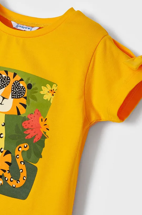 πορτοκαλί Mayoral - Παιδικό βαμβακερό μπλουζάκι