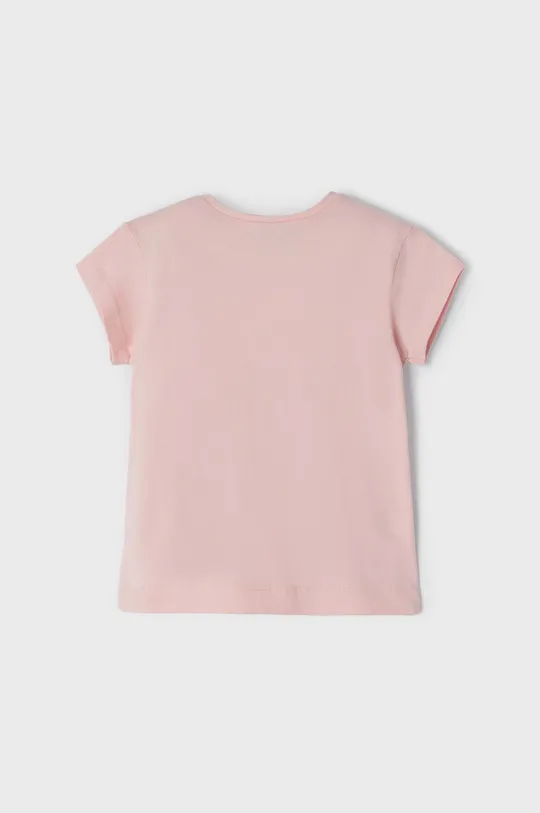 Mayoral - Παιδικό βαμβακερό μπλουζάκι ροζ