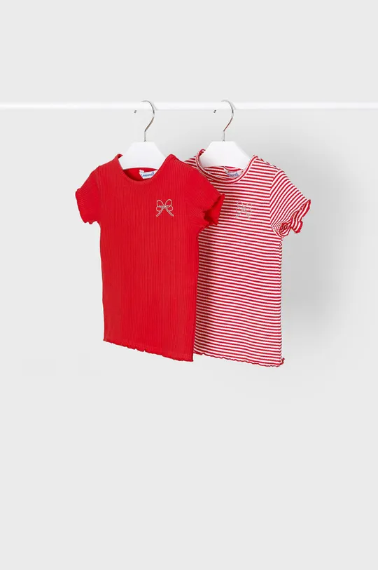 κόκκινο Mayoral - Παιδικό μπλουζάκι (2-pack) Για κορίτσια