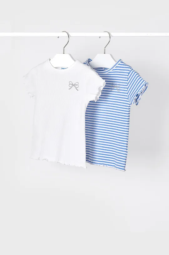 голубой Детская футболка Mayoral Для девочек