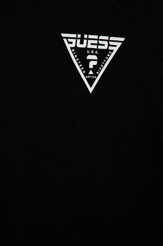 czarny Guess t-shirt bawełniany dziecięcy
