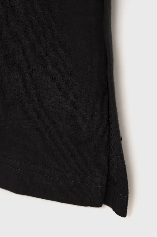 Παιδικό βαμβακερό μπλουζάκι adidas Performance μαύρο