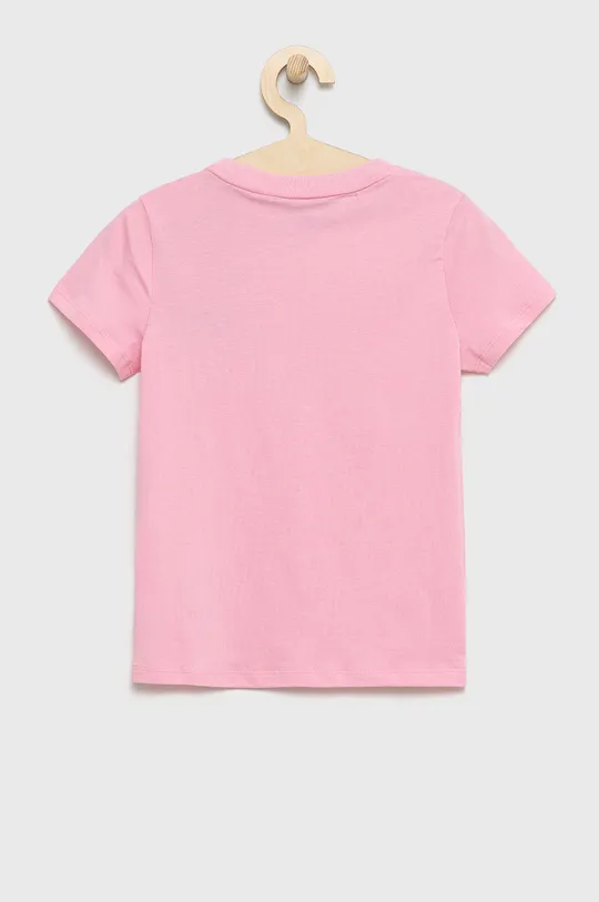 Дитяча бавовняна футболка Puma 846947 рожевий