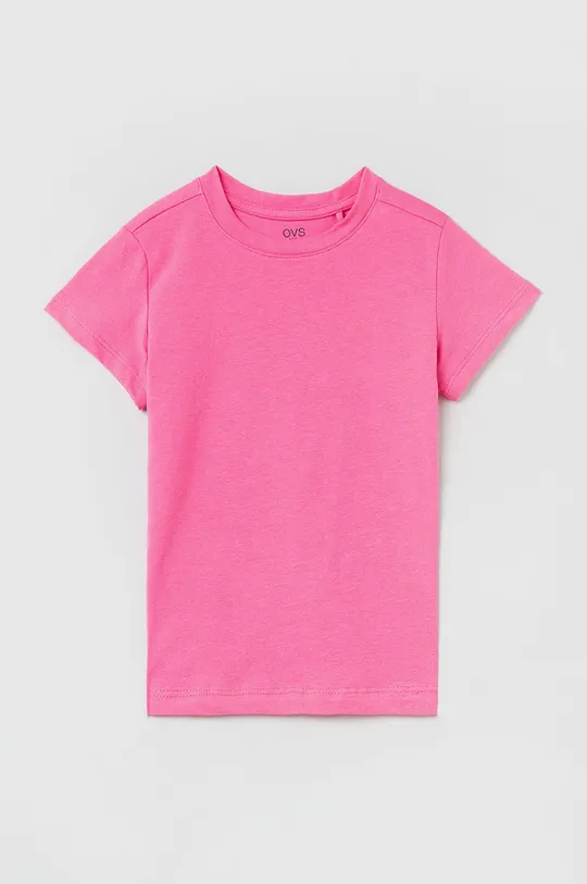 różowy OVS t-shirt dziecięcy Dziewczęcy