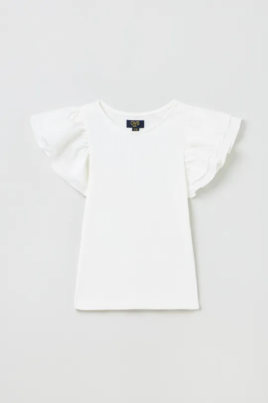 λευκό Παιδικό βαμβακερό μπλουζάκι OVS Για κορίτσια