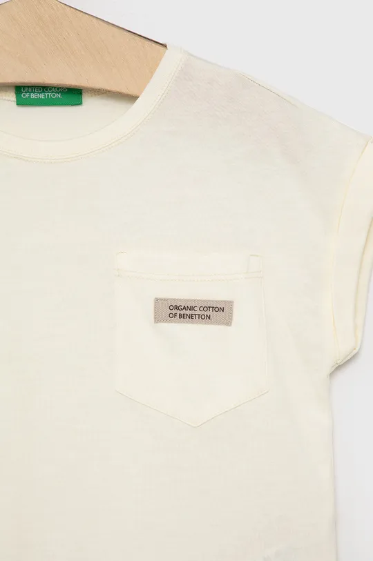 United Colors of Benetton t-shirt bawełniany dziecięcy 100 % Bawełna