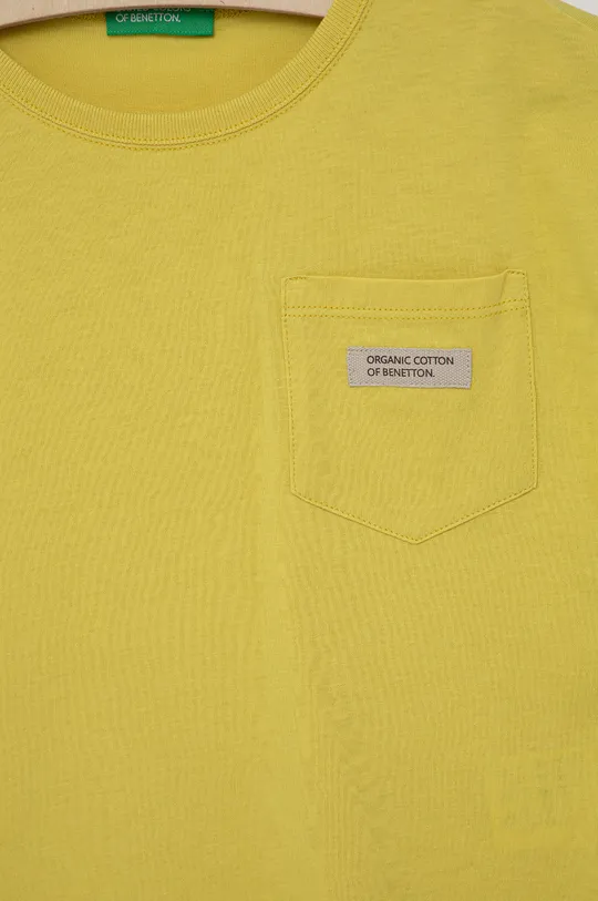 Otroška bombažna kratka majica United Colors of Benetton  100 % Bombaž