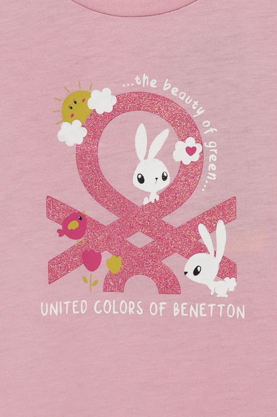 United Colors of Benetton t-shirt bawełniany dziecięcy 100 % Bawełna