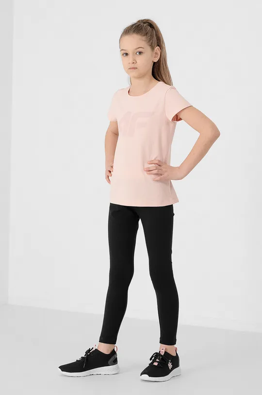 Παιδικό μπλουζάκι 4F ροζ